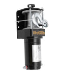 Durable 12V Electric Winch Kit With 3000lbs Load Bearing Power For Heavy Duty Towing And Off Road Rescue Jobs On Jeeps Trucks And Atvs Using Strong 1KW Motor And Smooth Planetary Gear Transmission unit with steel cable and hook.
