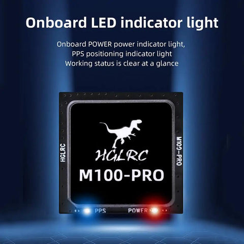 M100 Pro GPS QMC5883L Compass With 10th Generation Chip, onboard LED indicator light for FPV fixed-wing UAV navigation