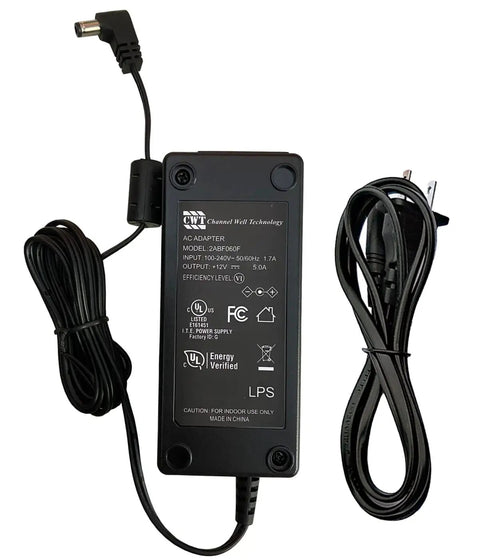 12V DC Power Adapter For Powering Your Telescope Gear, 110V AC To 12V DC Converter Up To 5A Output on white background