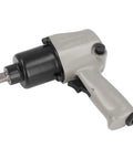 Heavy Duty Pneumatic Impact Wrench With 1 4 Inch Square Drive And 410 Nm Knockout Torque Aluminum air tool for tire services.