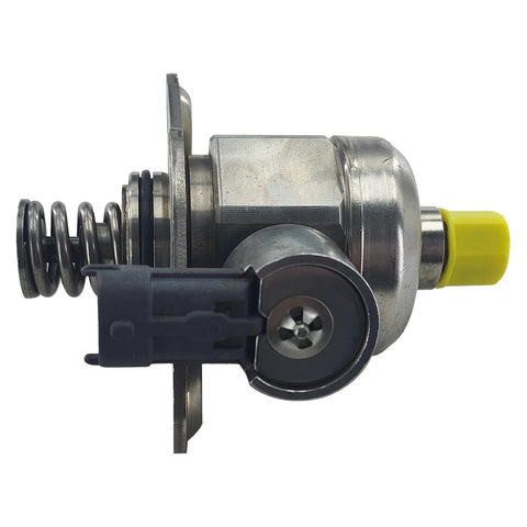 Side view of Premium High Pressure Fuel Pump Replacement for GM Vehicles 2008 To 2017 fits Chevrolet Camaro with cross reference numbers