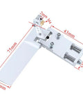Aluminum 75mm Long RC Boat Rudder With Water Pickup For Electric And Gas Powered Remote Control Boats CNC Marine Model Part 75x45mm