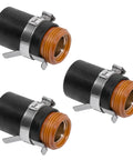 Plasma Cutter Retaining Caps and High Temperature Cutting Nozzles for 45 65 85 Series Rust Resistant Metal Cutting Replacement Parts 3 Pack Heavy Duty Build for Tough Jobs and Easy Install, visible in multi-angle view.