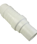 3 Inch Telescopic Repair Coupling For White PVC Pipe Quick Fix Glued Irrigation Replacement No Sweat Installation Heavy Duty Schedule 40 Professional Straight Joint Fitting view showing white PVC material and design.