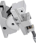 Heavy Duty 360 Rotating Angle Vise With 3 Inch Jaw features adjustable swivel and precise clamping for CNC machining tasks.