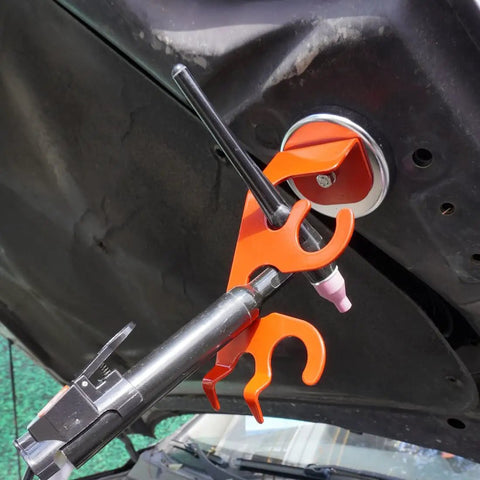 Magnetic TIG Torch Holder With Heavy Duty Base For Welding Built To Last Sturdy Magnetic Mount That Secures TIG And Plasma Torches Keeps Your Torch Ready On Steel Surfaces Installs Easily On Any Metal Workbench Or Wall