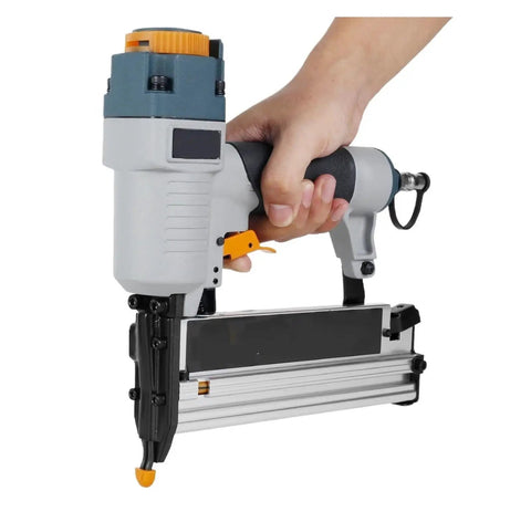 Heavy Duty Straight Shooter Pneumatic Brad Nailer And Decorative Stapler 16 Gauge 18 Gauge Lightweight Air Tool With Hassle Free Depth Control For Carpentry And Home Reno Work