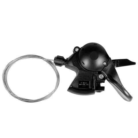 Left Hand 3 Speed Bike Shifter SL-M315 for mountain, road and commuter bikes, thumb gear shifter with 81 inch cable.
