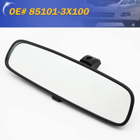 Hyundai And Kia Interior Rear View Mirror Replacement Assembly 851013X100 Direct Swap Easy Install OE 85101-3X100 front view