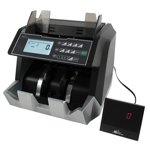 USD Money Counter with Add and Batch Modes for Quick Value Counting and UV, Magnetic, and Infrared Counterfeit Detection