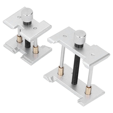 Two Sizes Included Steel Watch Movement Holder Base For Precision Repair Pro Grade Setup, handy stand for movements shown.