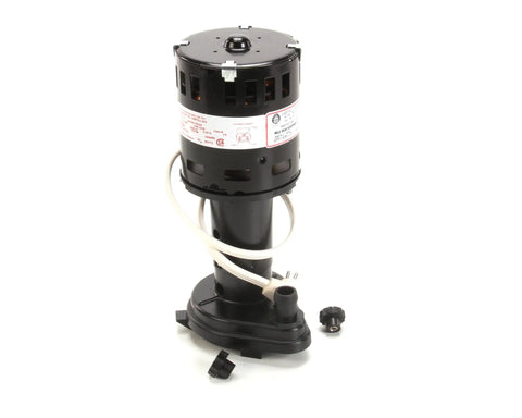 Genuine OEM Water Pump Replacement for Ice Machines, 320 Volt, 3000 RPM, black, showing top view and cable attachment