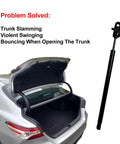 Top Shelf Heavy Duty Trunk Lid Lift Support Strut For Toyota Camry with trunk open, showing strut and cargo area.