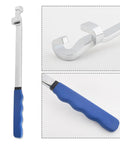 Heavy Duty Steel Wrench Extender Bar 15 Inches Long For Extra Leverage And Torque Adapter Extension Wrench with blue handle