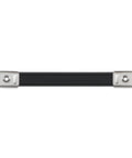 Heavy Duty Cabinet Strap Handle With Nickel End Caps 10 Inch Overall Length And 8 Inch Hole Centers Rugged Metal Pull Handle RH 0580 A