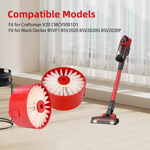 4 Pack N858184 HEPA Filters Replacement For V20 Cordless Stick Vacuum CMCVS001D1 And Black Decker BSV Series with vacuum