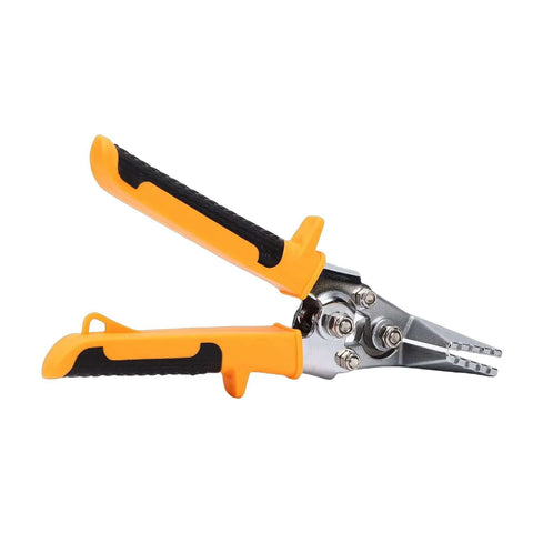 Sheet Metal Hand Seamer 3 Inch with CRV Steel Straight Jaw and TPR Ergonomic Handle for seaming and flattening metal sheets