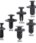 Rock Solid 150Pcs Mixed Auto Retainer Clips Kit With Plastic Fasteners And Trim Panel Rivets For Durable Car Interior Assembly Jobs That Hold Tight, 5-10mm
