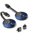 HDMI Wireless Transmitter and Receiver 4K Extender No Lag for Laptop PS5 TV Box Blu Ray DVD to Monitor Projector HDTV 165 Feet 50 Meters