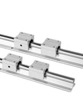 Two Piece SBR16 Linear Rail Guide Set With Four SBR16UU Bearing Blocks For CNC D16 Rails in precision sliding systems