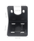 heavy duty motor base mounting brackets with dimensions