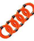 Twisted Trimmer Line 0.095 Inch Pre Cut, 5 Pack for Lawn Care, durable string line shown in five coils, compatible with Power Plus trimmers.