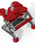 Bidirectional Cut Off Tool For Quick Left Or Right Cuts Heavy Duty Pro Grade Cutter That Slashes Through Materials Fast A Real Workhorse Compatible With Van Mark And Tapco Brakes Ideal For Roofing Siding Metal Tile Work, red metal tool