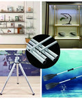 Collage featuring uses of 12 Inch Aluminum Tubing Set, 10 Pcs 3/16 OD 1mm Wall Hollow Tubes, 6063 Aluminum Seamless Straight Tubing.