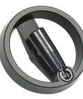 Hollow Aluminum Handwheel With Foldable Handle 100-200mm Double Spoked Wheel For Milling Machine And Lathe, top view