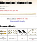Adjustable Picture Rail Hanging System With Brass Chain Hooks No Damage Wall Track For Gallery Displays Metal Frame Hanger Kit Easy Setup For Home Decor And Museum Style Artwork Suspension Pole 150cm Long, brass 50cm-250cm parts and accessories