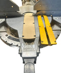 Zero Clearance Miter Saw Insert for DeWalt Saws DW715 DW703 DW704 DW705 DW706 DW716 on a 12-inch miter saw bed