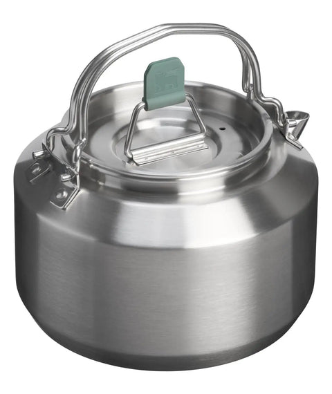 Nesting Kettle Cookset 1.0 L Stainless Steel For Open Flame Camping Ultra Lightweight And Durable Gear Easy To Clean