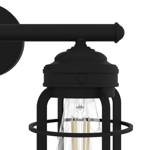 Close-up of Starklake 3 Light Noble Bronze Vanity Light Dimmable for Bedrooms Kitchens Bathrooms Foyers Medium Size Fixture