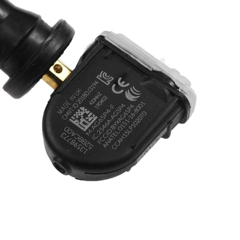 Cadillac TPMS Sensor 4 Pack Tire Pressure Monitoring System For CT6 XT4 XT5 XT6 LaCrosse Enclave Regal GMC Acadia Sierra Chevrolet Cruze Malibu Silverado 2016 2017 2018 2019 2020 2021 433MHz black snap-in sensor