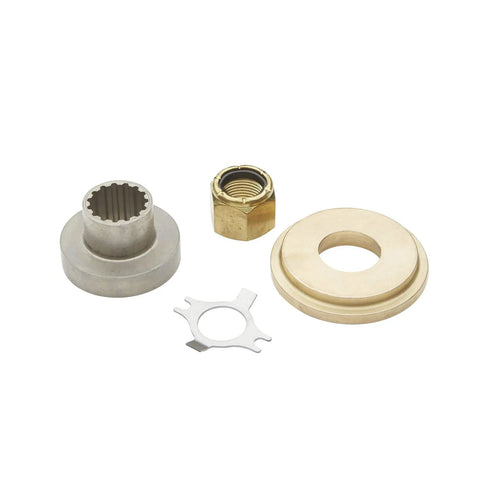 Flo-Torq SSR Solid Propeller Hub Kit For Mercury FourStroke Outboards 40-350 HP With 1 Inch Prop Shaft Reduces Shifting And Propeller Rattle For Quieter Smoother Power Delivery