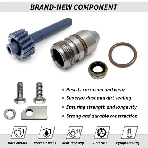 Speedometer Driven Gear Kit For GM Transmissions With 17 To 22 Tooth Gears And Bullet Kit Fits Muncie Saginaw components shown