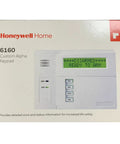 6160 Deluxe Alpha Display Keypad For Vista Alarm Panels Easy Install User Friendly Programmable Security Pad With Ademco Alpha Interface Ideal For Home And Small Business Alarm Systems, shown in packaging with disarm status.