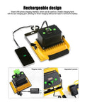 JUDYSSY 800W Led Rechargeable Floodlight Waterproof Outdoor Emergency Led External Projector Spotlight Searchlight with USB charging.