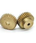 0.7 Module 47 Teeth Brass Spur Gear With Straight Teeth Cylindrical Gear 11mm Bore 34.3mm Diameter 5mm Tooth CNC Parts