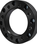 Black wheel adapter from 4Pcs Beefed Up Wheel Adapters Kit 8x6.5 To 8x180 1.5 Inch Spacers With 14x1.5 Lug Studs
