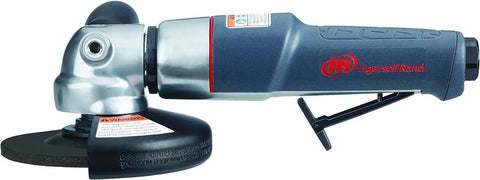 Heavy Duty Air Angle Grinder With A Beefy 5 Inch Cut Off Wheel, Smokin Hot 12000 RPM Spin, comfy grip and rear exhaust vent.