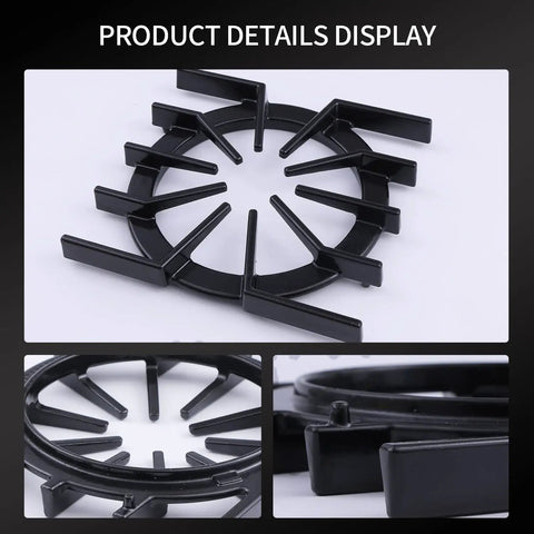 Beefy Replacement Spider Rack Grate For Viking Gas Range Stove Oven Burners 10 Inch Wide Black Finish Fits CVDSC Series After 2006