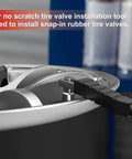 Valve Stem Puller And Installer With Rubber Boot Durable Steel Tire Valve Tool for scratch-free tire valve installation