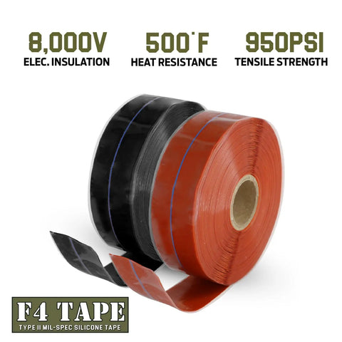 Emergency DIY Self-Fusing Silicone Tape For Quick Pipe And Radiator Hose Repairs Waterproof Electrical Insulation And Permanent Bonding