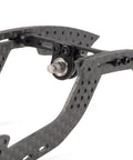 Adjustable Aluminum Carrier Bearing Cross Member For SCX24 One Twenty Fourth Scale Micro Crawler Build Upgrade 35mm Wide With 3mm D Shaped Shaft CNC Machined Lightweight Durable Performance close-up