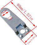 Open Type Frame Channel Picture Frame Hangers Kit aluminum D ring with dimensions, durable anti-corrosion, easy install for gallery wall