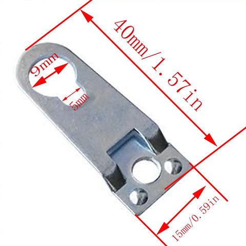 Open Type Frame Channel Picture Frame Hangers Kit aluminum D ring with dimensions, durable anti-corrosion, easy install for gallery wall