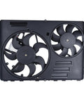 Heavy Duty Engine Cooling Radiator Fan With Controller Fits Volvo XC60 S60 XC70 S80 V60 V70 2008 To 2016 seen from above.