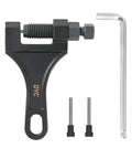Chain Breaker Tool For 420 To 530 Roller Chains With Separate Pin Design No Fuss Quick Swap Includes 2 Replaceable Cutting Pins And Hex Key