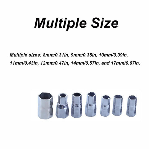 Multiple sizes of Tough As Nails Metric Socket Wrench Kit with precision hex design for plumbing and auto repair.